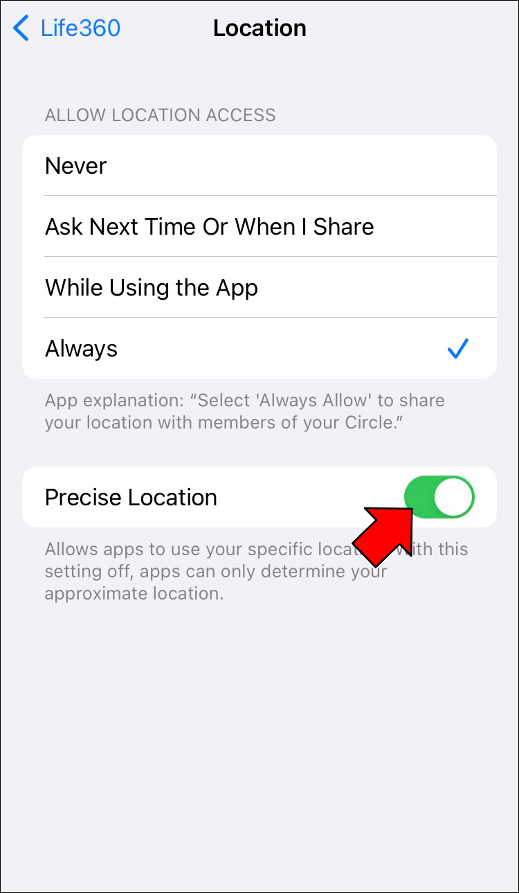 Check Your Location Settings 3 1 Life360 ne parvient pas à localiser: comment résoudre le problème de non mise à jour de l'emplacement ?