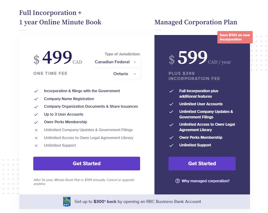 Kanada'da Yabancı Olarak Şirket Kurmak 3 Kanada'da Şirket Ücretleri