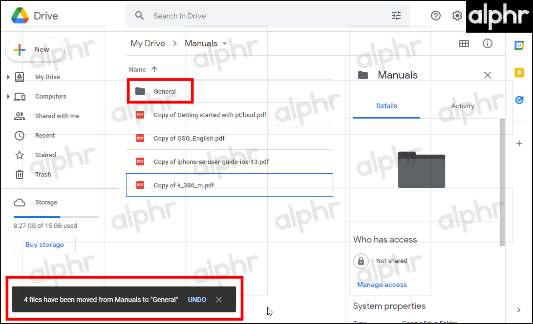 Google Drive Copy Multiple Files to New Folder 07 طريقة نسخ مجلد في جوجل درايف