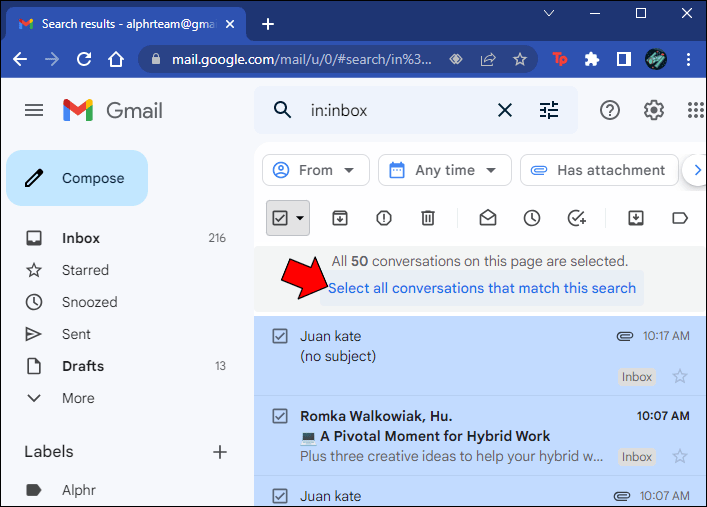 How to Archive All Emails in Gmail 4 1 Comment archiver tous les e-mails dans Gmail