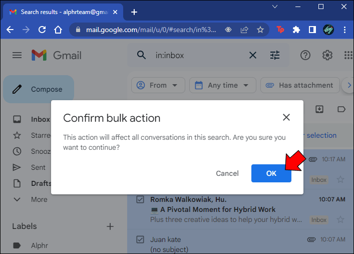 How to Archive All Emails in Gmail 6 1 Comment archiver tous les e-mails dans Gmail