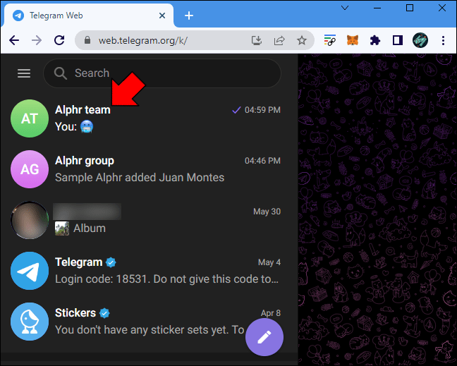 Comment créer un lien vers un groupe dans Telegram ? 26 How to Create a Link in Telegram on a PC 3 1 Comment créer un lien vers un groupe dans Telegram ?