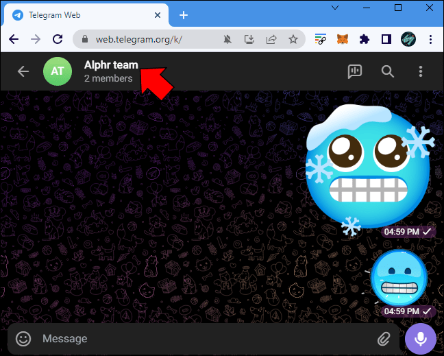 Comment créer un lien vers un groupe dans Telegram ? 27 How to Create a Link in Telegram on a PC 4 1 Comment créer un lien vers un groupe dans Telegram ?
