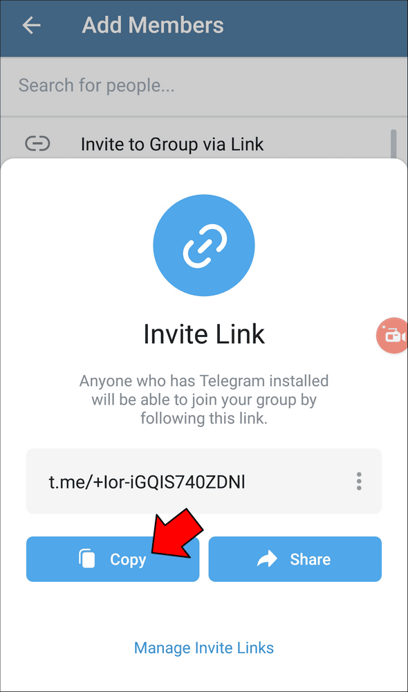 Comment créer un lien vers un groupe dans Telegram ? 18 How to Create a Link in Telegram on an Android Device 6 1 Comment créer un lien vers un groupe dans Telegram ?