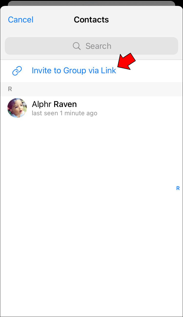 Comment créer un lien vers un groupe dans Telegram ? 6 How to Create a Link in Telegram on an iPhone 5 1 Comment créer un lien vers un groupe dans Telegram ?