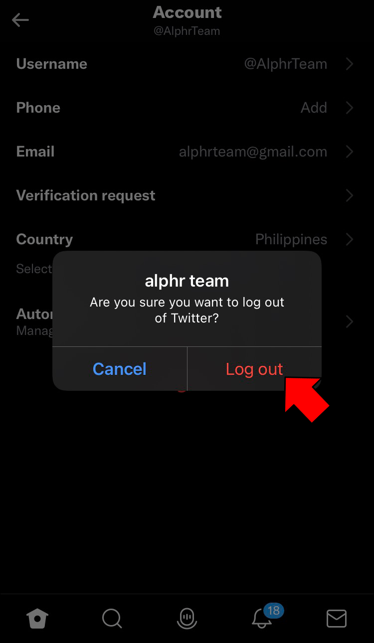 How to Log Out of Twitter on an iPhone 6 1 Comment se déconnecter de Twitter (X) sur un PC ou un appareil mobile ?