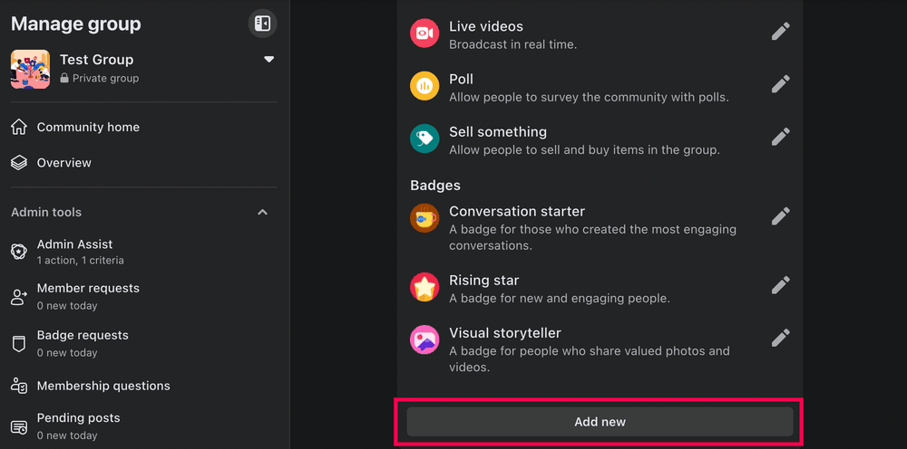 Screen Shot 2022 07 20 at 1.06.57 PM 1 1 Quels sont tous les badges Facebook - une liste complète
