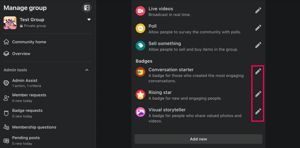 Screen Shot 2022 07 20 at 1.06.57 PM Quels sont tous les badges Facebook - une liste complète