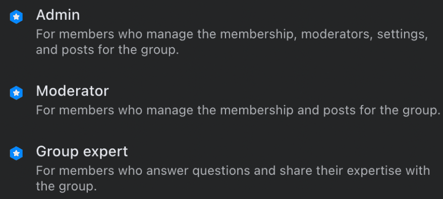 Screen Shot 2022 07 20 at 12.36.18 PM Quels sont tous les badges Facebook - une liste complète