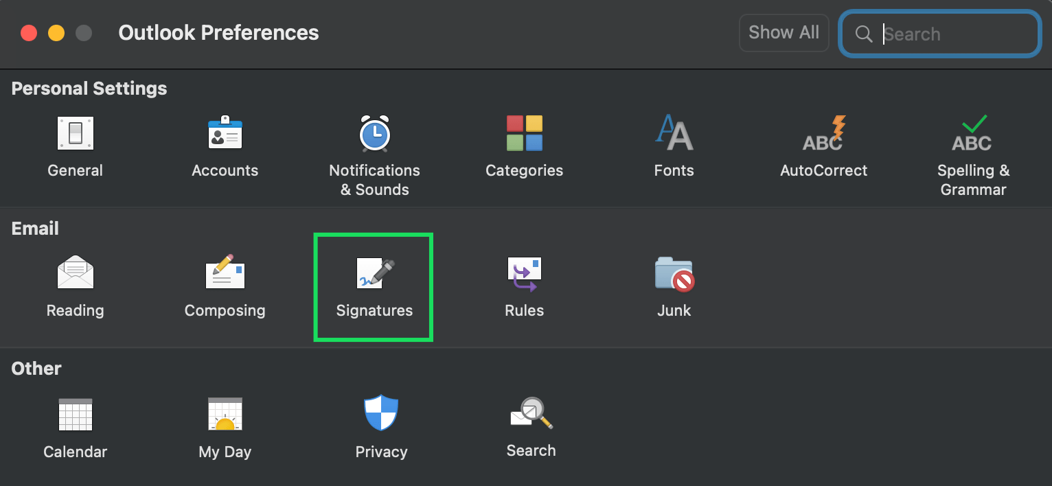 Screen Shot 2022 11 08 at 9.12.01 AM كيفية تغيير التوقيع في Outlook على الكمبيوتر والجوال