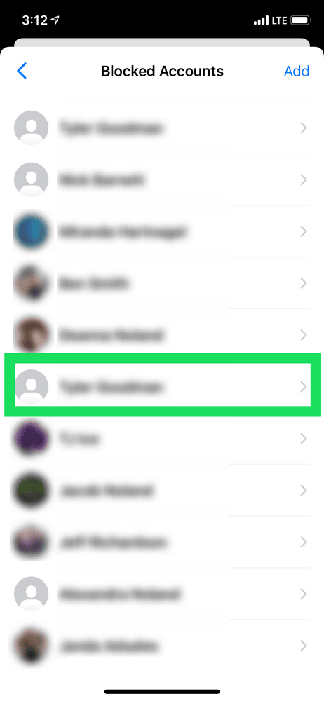 Screenshot 4 1 طريقة إلغاء حظر شخص ما على ماسنجر