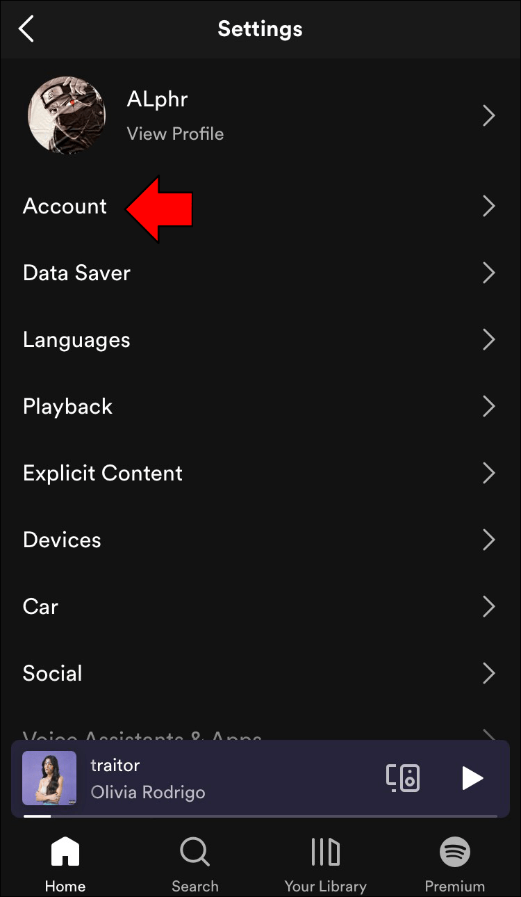 Spotify mobile app 2 1 Comment récupérer un compte Spotify qui a été piraté ?