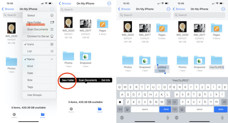 how to convert heic to jpg on iphone without any third party apps - step3