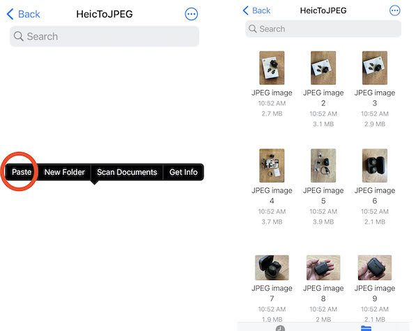 how to convert heic to jpg on iphone without any third party apps - step7