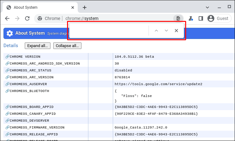 Comment trouver le numéro de modèle d'un Chromebook ? 8 Use Chromes About Page 2 Comment trouver le numéro de modèle d'un Chromebook ?