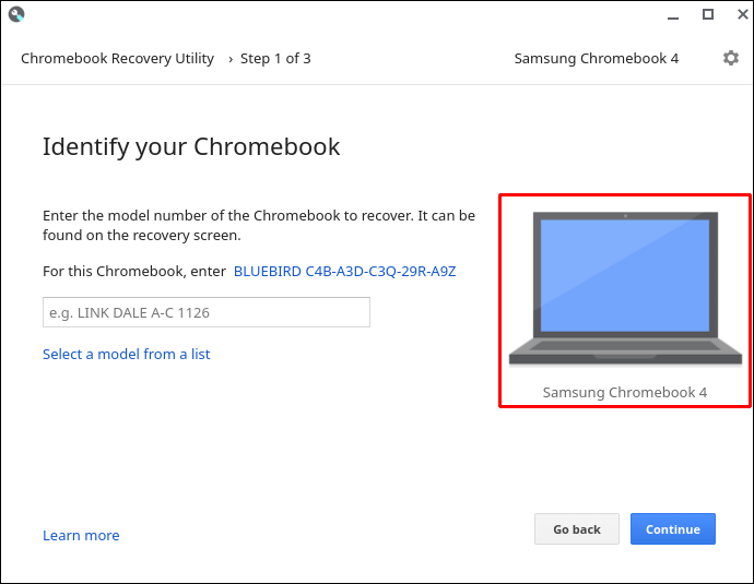 Comment trouver le numéro de modèle d'un Chromebook ? 6 Use Recovery Utility 6 Comment trouver le numéro de modèle d'un Chromebook ?