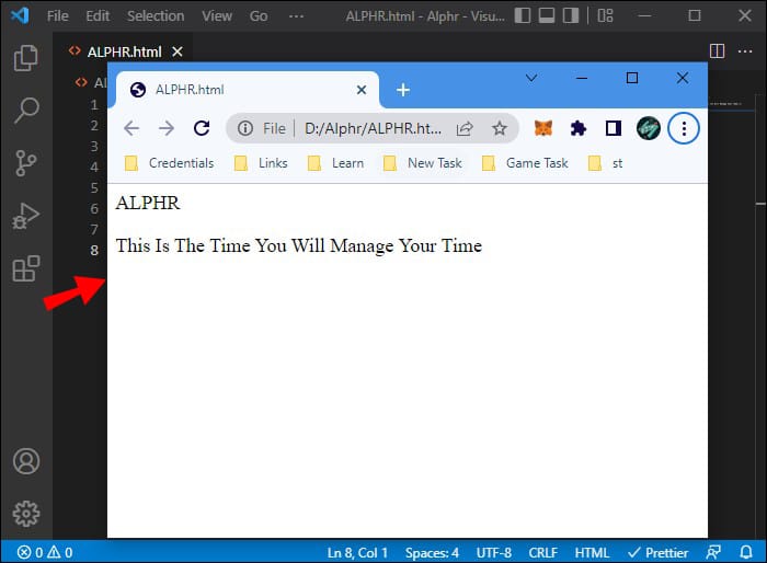 Visual Studio Code 14 1 Comment ouvrir dans le navigateur à partir du code VS