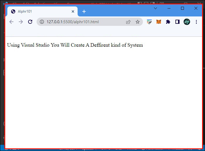 Visual Studio Code 23 1 Comment ouvrir dans le navigateur à partir du code VS