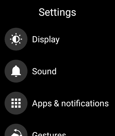 ارتداء إعدادات نظام التشغيل