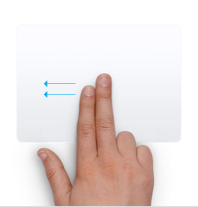 access notification center mac gesture