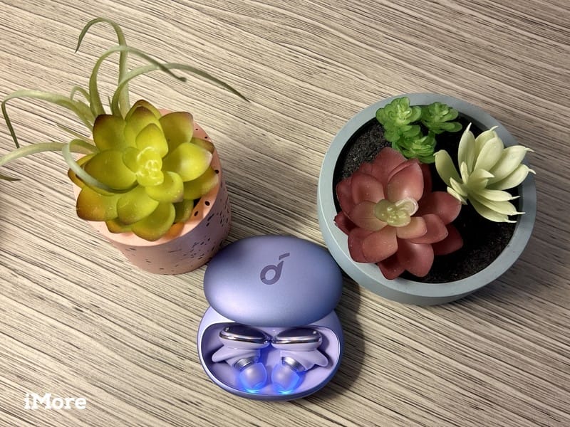 Anker Soundcore Liberty 3 Pro Dusk Purple Open Case