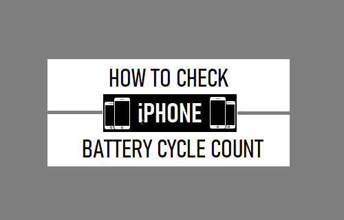Comment vérifier le nombre de cycles de la batterie de l'iPhone 1 Check iPhone Battery Cycle Count