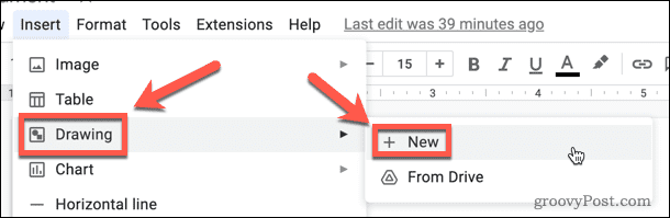 Comment encercler un mot dans Google Docs 3 circle a word google docs drawing new 1 Comment encercler un mot dans Google Docs