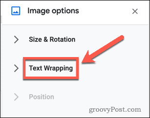 Comment encercler un mot dans Google Docs 12 google docs text wrapping