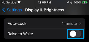 l'iPhone ne se met pas en veille: Comment réparer ? 3 Disable Raise to Wake on iPhone