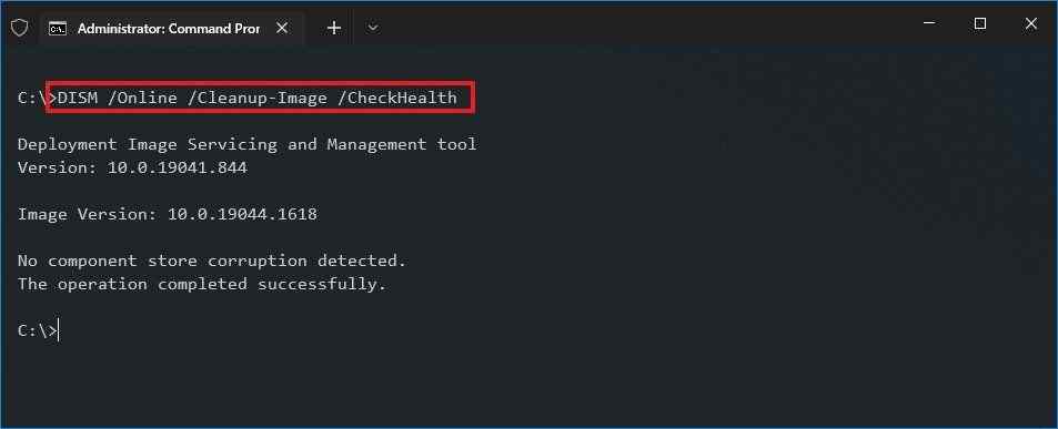 Exécuter en tant qu'administrateur ne fonctionne pas sous Windows 11 8 dism