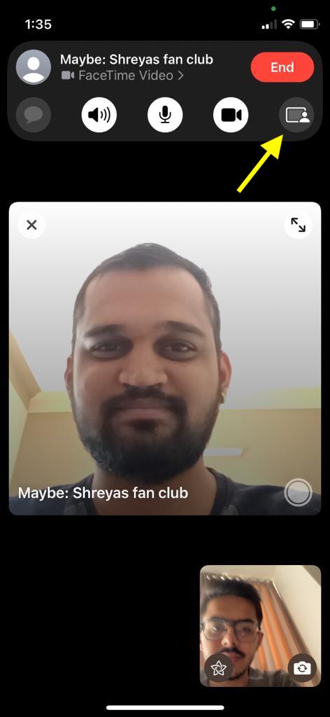 share screen in facetime