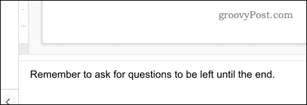Comment imprimer des diapositives Google avec des notes 1 Example of Google Slides notes