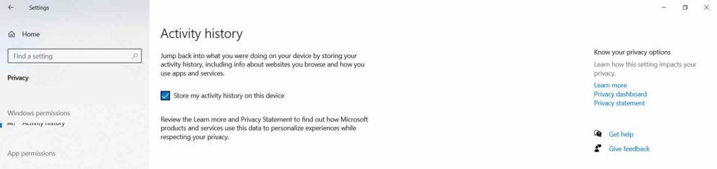 Comment afficher l'historique des activités sur un PC Windows 10 21 help