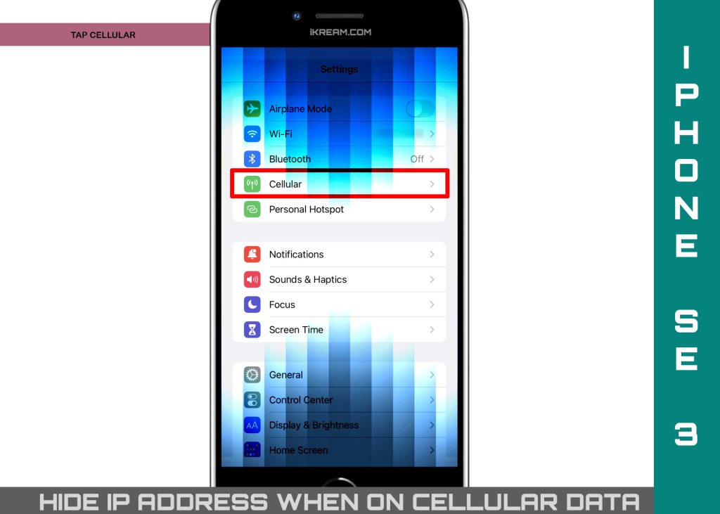 limit ip address tracking iPhone SE 3 cellular data CELLULAR 1024x731 1 iPhone Hücresel Veri Kullanırken IP Adresi Nasıl Gizlenir