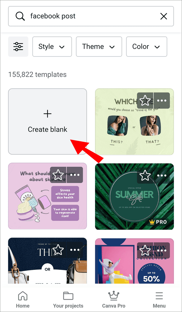 1 12 كيفية عمل خلفية متدرجة الألوان في Canva