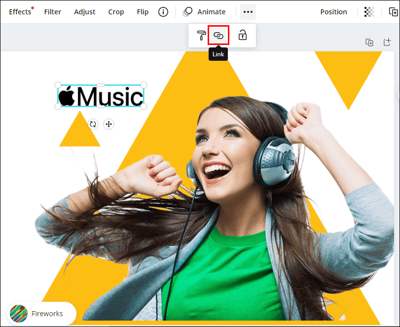 2 16 كيفية إضافة رابط في Canva