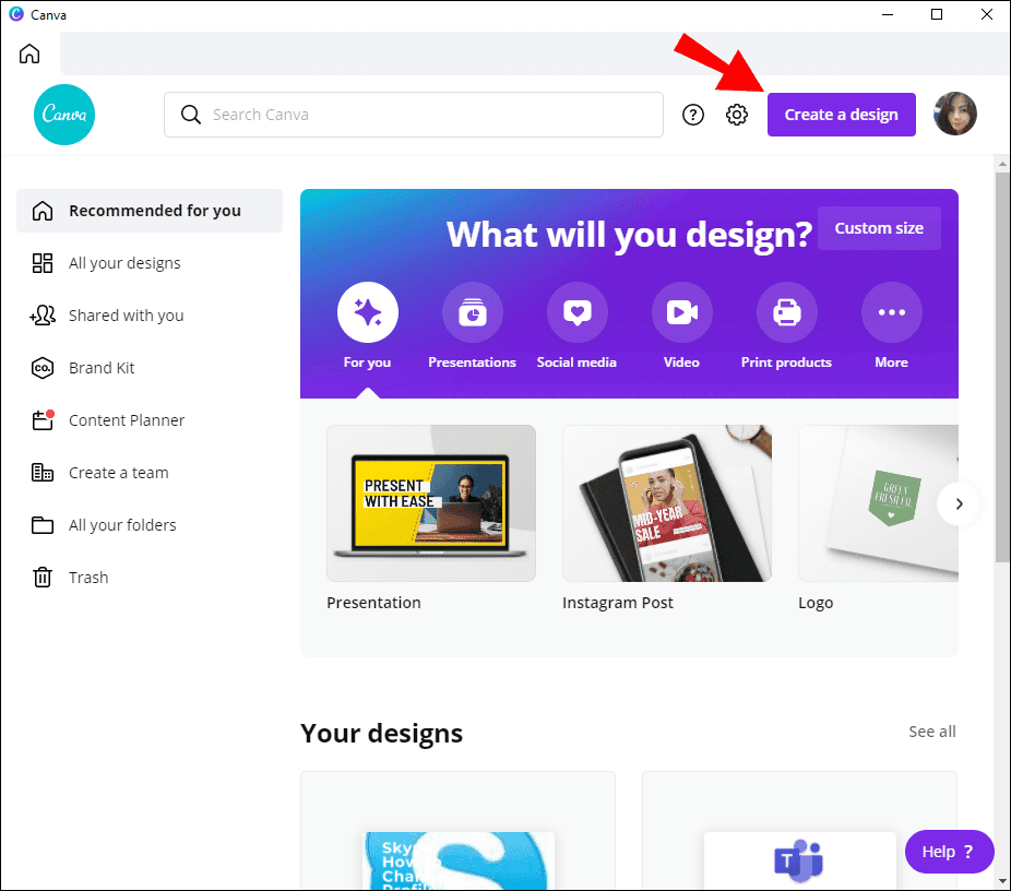 2 84 كيفية التغيير إلى الوضع الأفقي في Canva