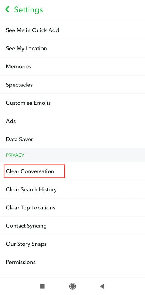 3 6 1 كيفية مسح الأحداث الأخيرة في سناب شات