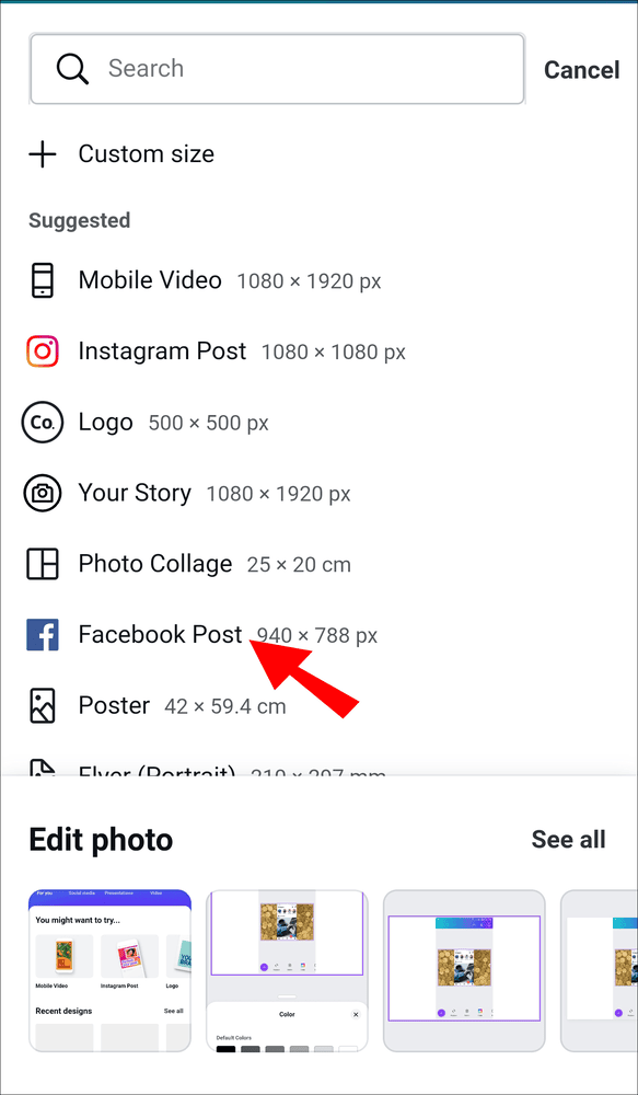 3 6 كيفية عمل خلفية متدرجة الألوان في Canva