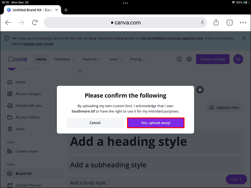 كيفية تحميل خط إلى Canva 24 4 41 كيفية تحميل خط إلى Canva