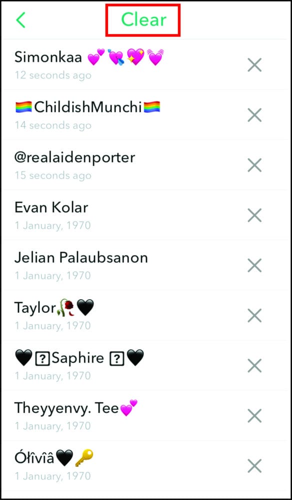 كيفية مسح الأحداث الأخيرة في سناب شات 5 5 7 scaled 1 كيفية مسح الأحداث الأخيرة في سناب شات