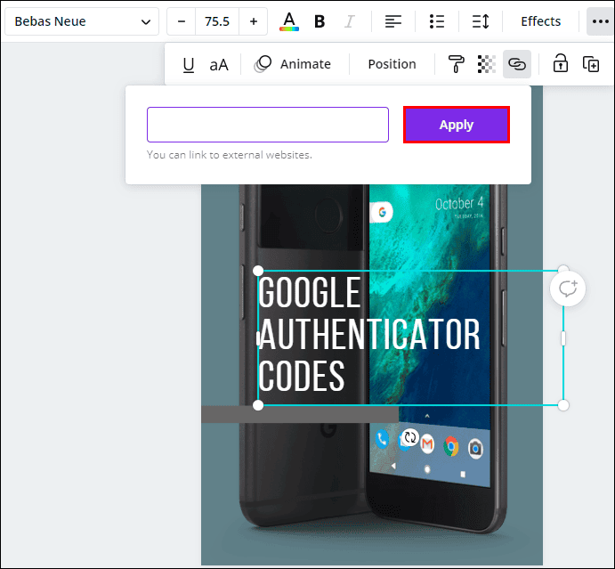 5 7 كيفية إضافة رابط في Canva