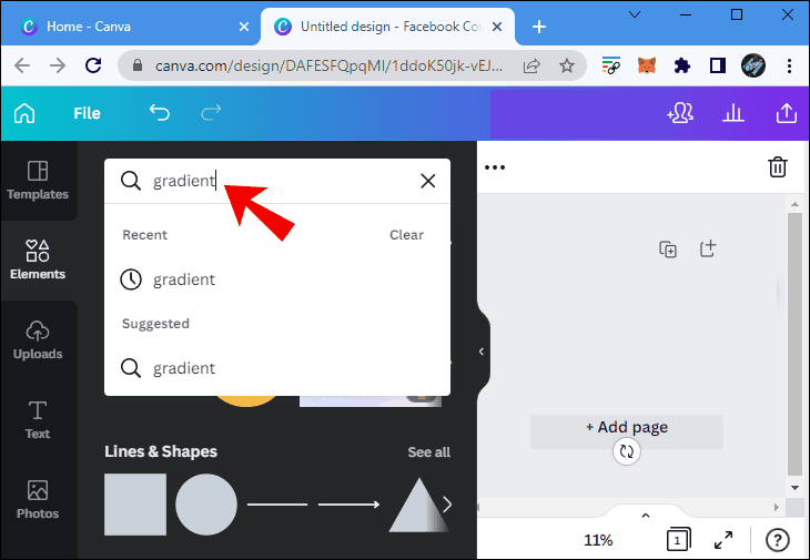 555 كيفية عمل خلفية متدرجة الألوان في Canva