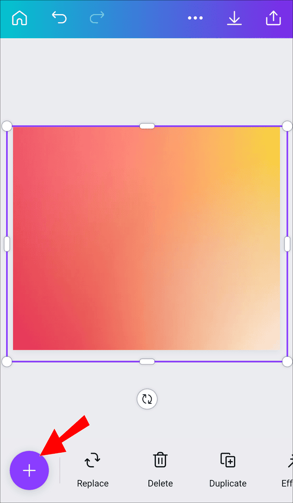 6 5 كيفية عمل خلفية متدرجة الألوان في Canva