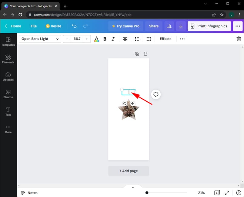 How to Add Page Numbers in Canva on a PC 3 كيفية إضافة أرقام الصفحات في Canva