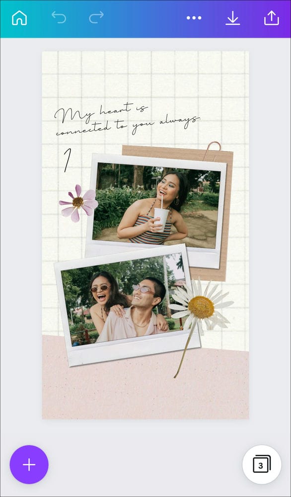 How to Add Page Numbers in Canva on an Android 2 كيفية إضافة أرقام الصفحات في Canva