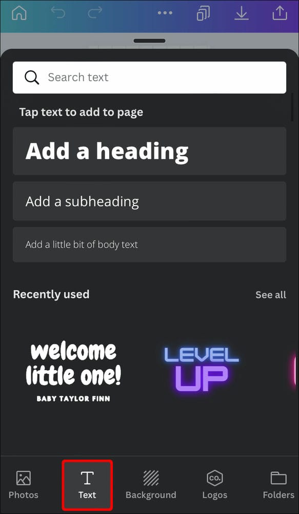 How to Add Page Numbers in Canva on an iPhone 4 كيفية إضافة أرقام الصفحات في Canva