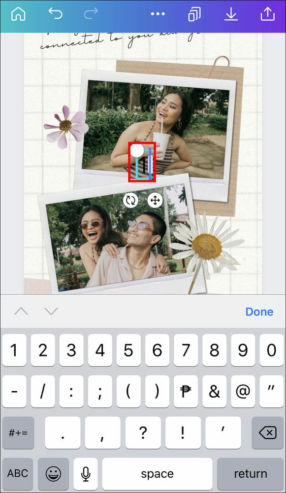How to Add Page Numbers in Canva on an iPhone 5 كيفية إضافة أرقام الصفحات في Canva