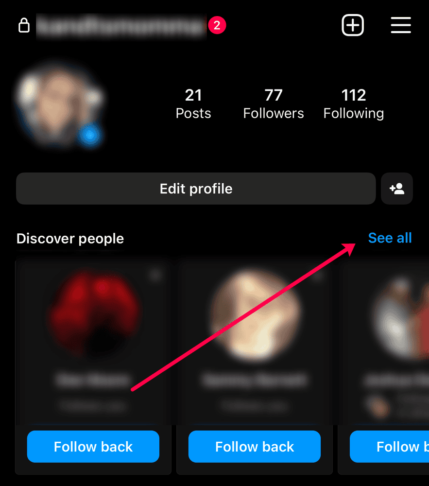 كيف يعرف انستقرام أصدقائي وكيف يقترحهم؟ 3 IMG F69279AE2ADE 1 كيف يعرف انستقرام أصدقائي وكيف يقترحهم؟