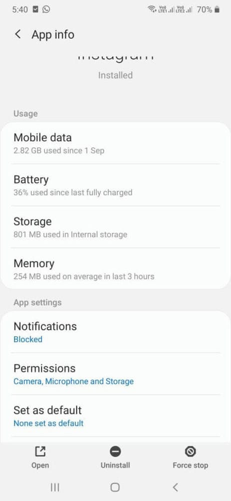 فلاتر انستقرام لا تعمل؟ إليك الحل 8 4. حدد